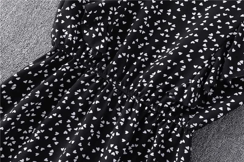 Summer Dress 2021 Elegant Sundress Slim Sleeveless Woman Vestidos Ruffles Knee Length Clothes Red Beach Party Dresses For Women - Polynesia Market