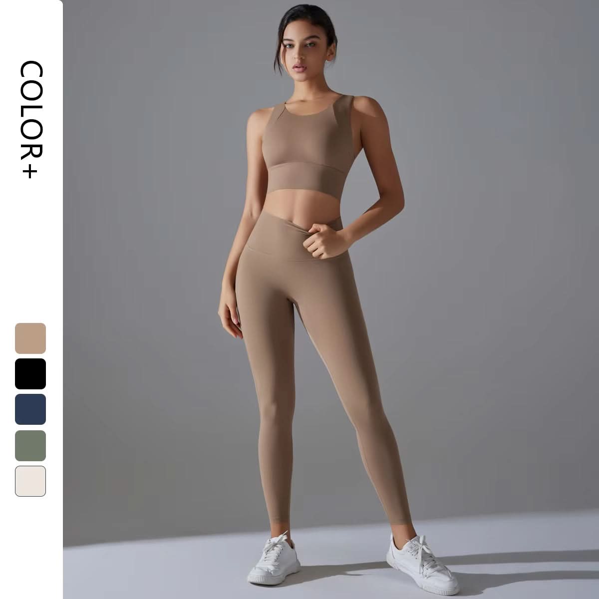 Women Athletic Clothing Ladies Gym Fitness Sports Workout Yoga Clothes Suit Activewear Seamless Women Active Wear Yoga Set - Polynesia Market