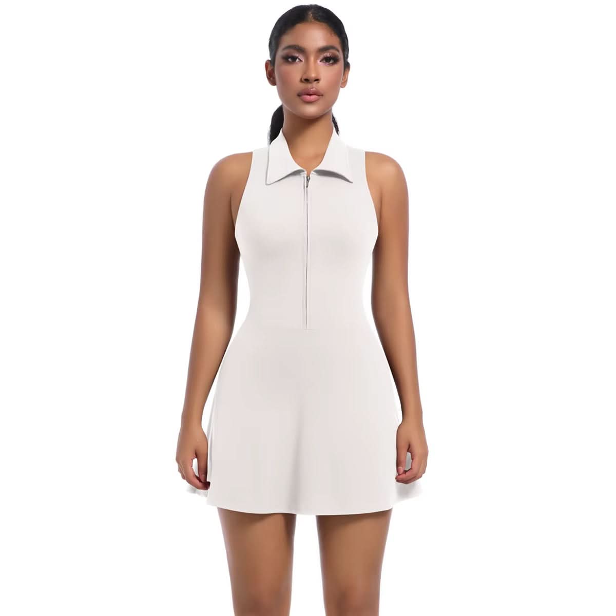 Women Tennis Dress Active Wear Lightweight Tight High Waist Golf Badminton Dress Women Yoga Clothing - Polynesia Market