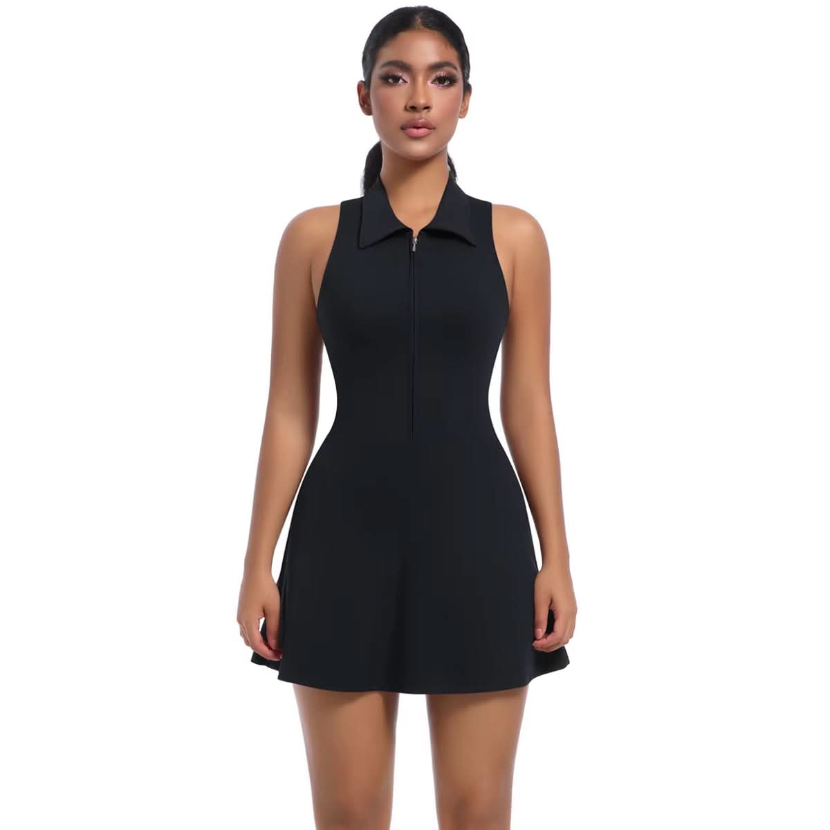 Women Tennis Dress Active Wear Lightweight Tight High Waist Golf Badminton Dress Women Yoga Clothing - Polynesia Market
