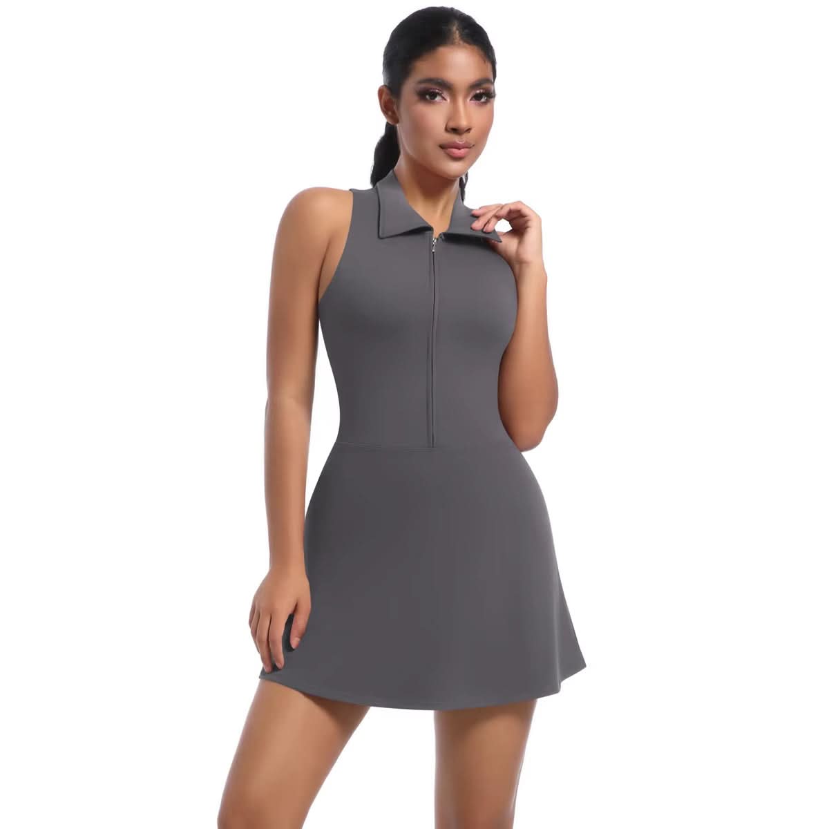 Women Tennis Dress Active Wear Lightweight Tight High Waist Golf Badminton Dress Women Yoga Clothing - Polynesia Market