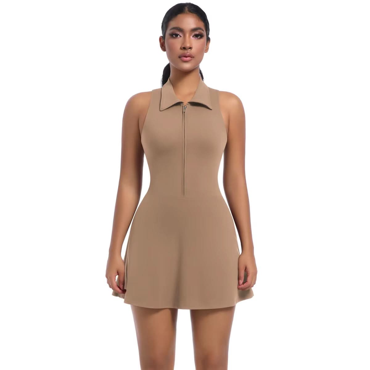 Women Tennis Dress Active Wear Lightweight Tight High Waist Golf Badminton Dress Women Yoga Clothing - Polynesia Market