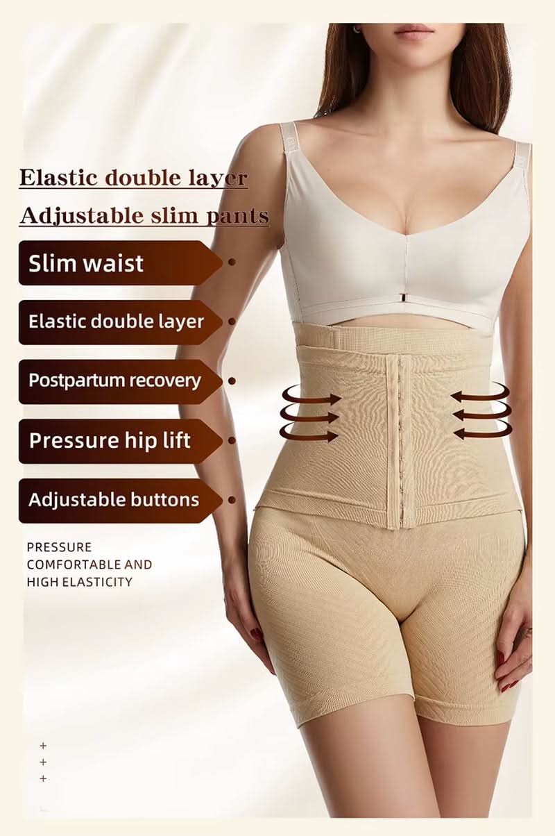 Women'S Underwear High - Waisted Shapewear Postpartum Girdle Body Corset Enhanced Belly Lift plus Size Shapers - Polynesia Market