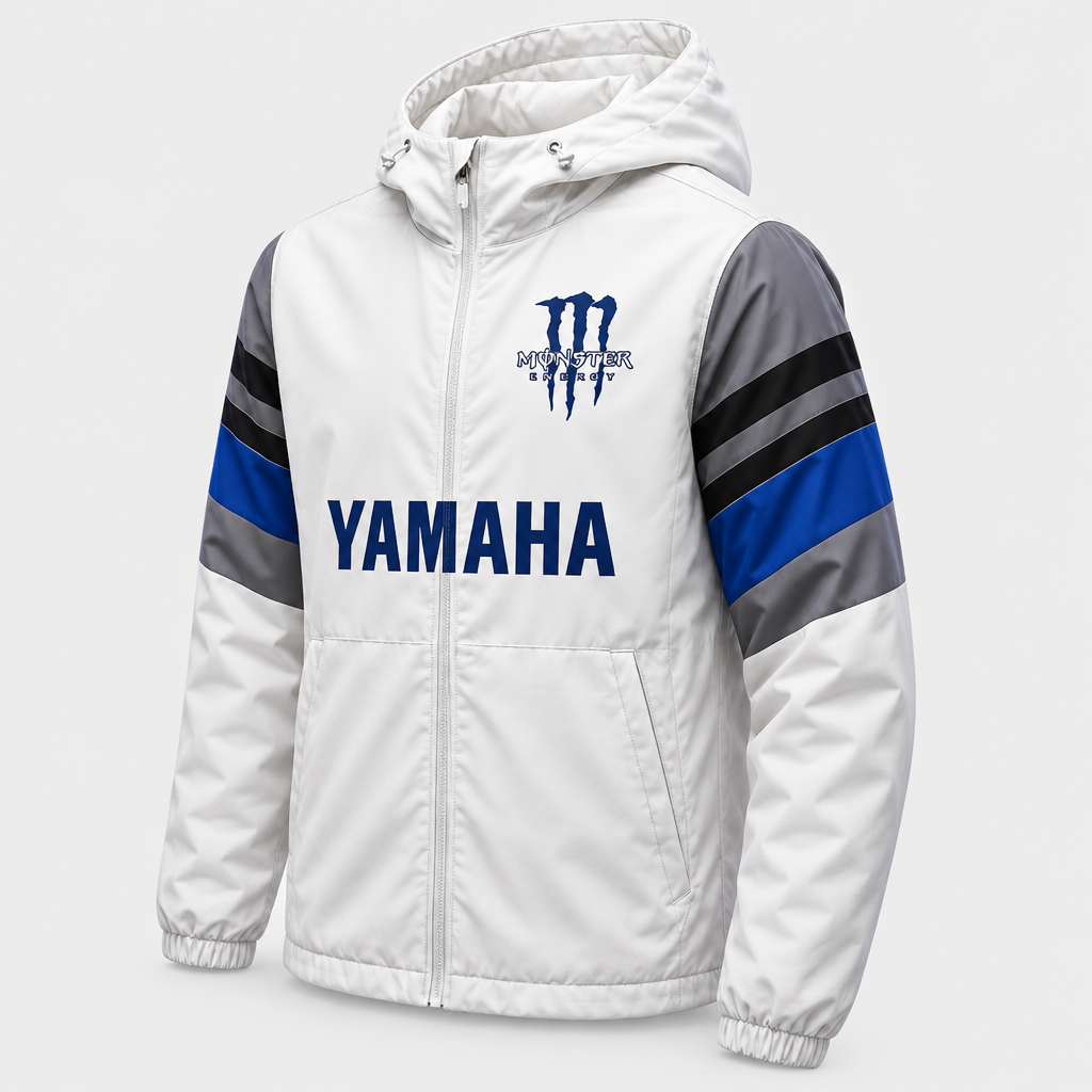 Veste Yamaha Racing White - Vue trois-quarts