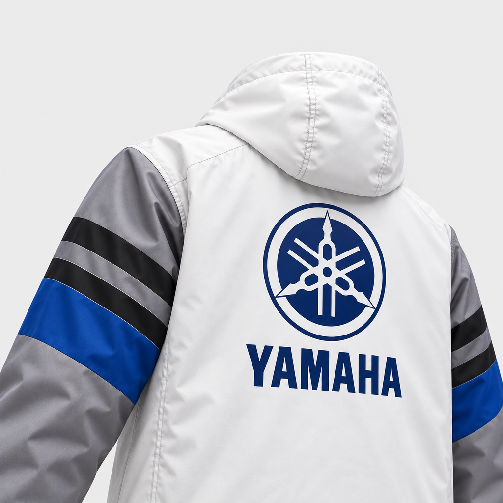 Veste Yamaha Racing White - Dos trois-quarts