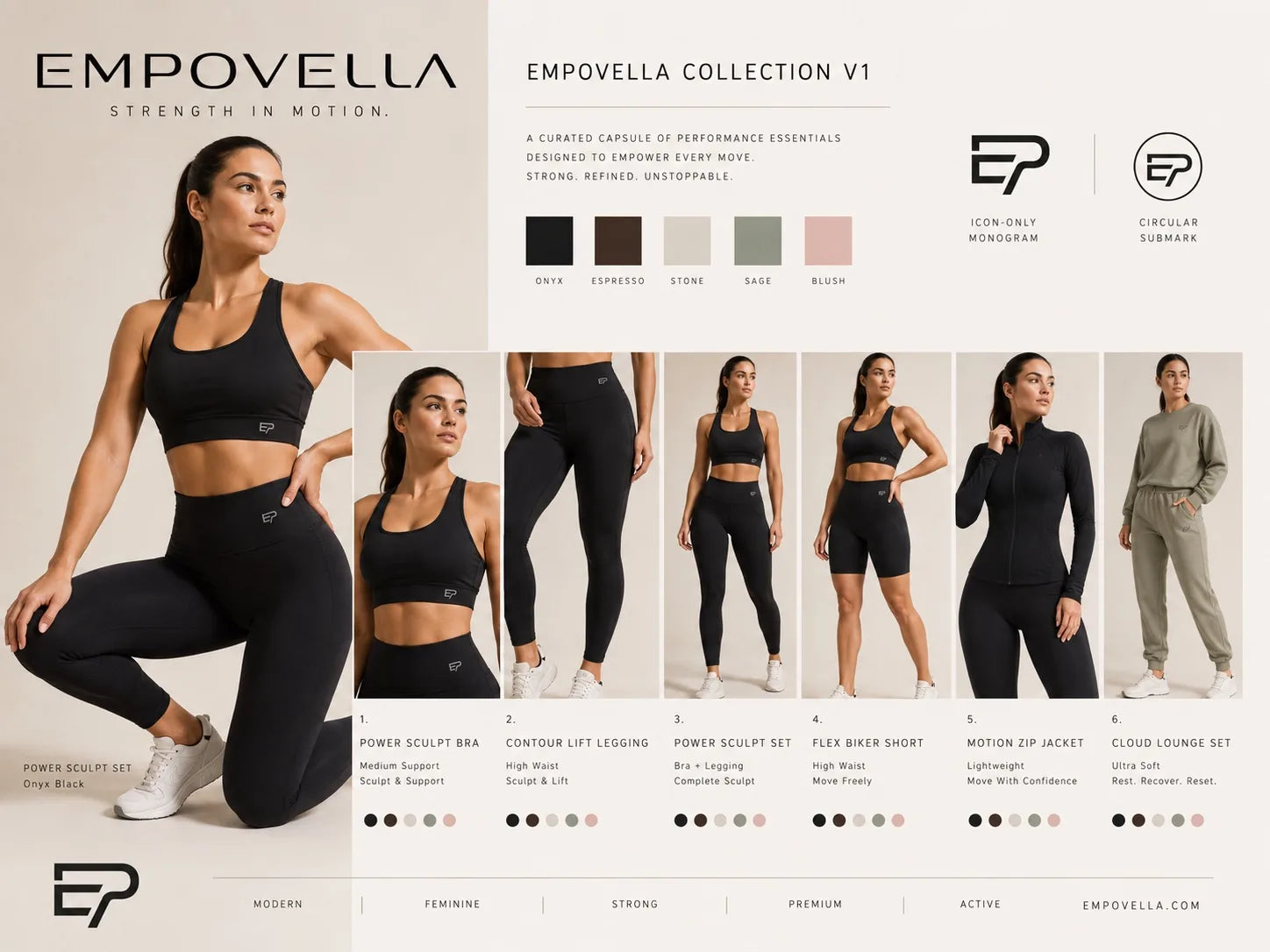 Catalogue visuel EMPOVELLA Collection V1